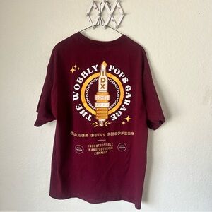 Indestructible MFG 2XL Red & yellow Graphic T shirt